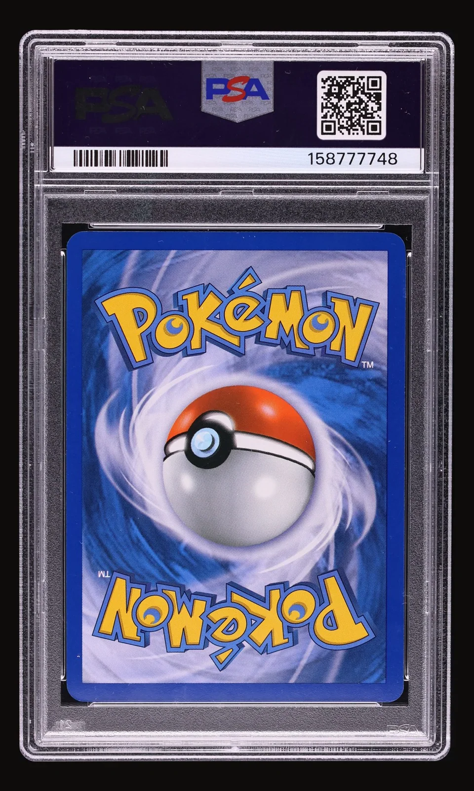 2010 Pokemon HeartGold & SoulSilver Deck Holo Gyarados #30 PSA 10 GEM MINT, back of the graded slab