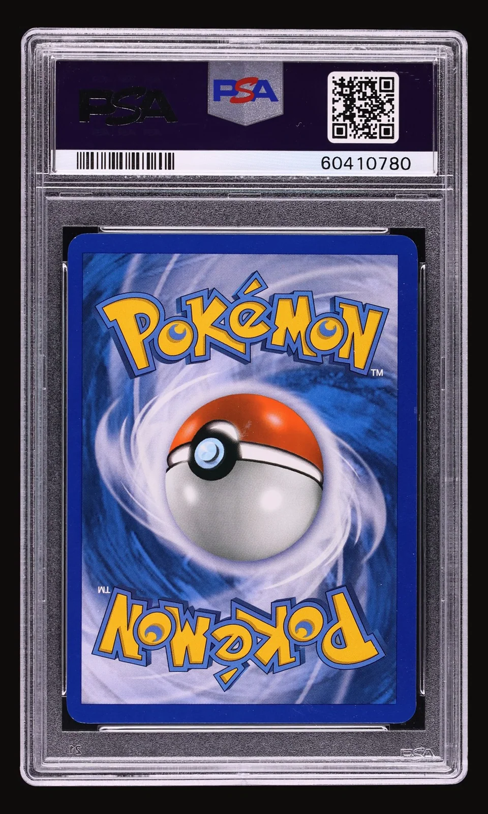 2007 Pokemon Diamond & Pearl Secret Wonders Holo Jumpluff #11 PSA 10 GEM MINT, back of the graded slab