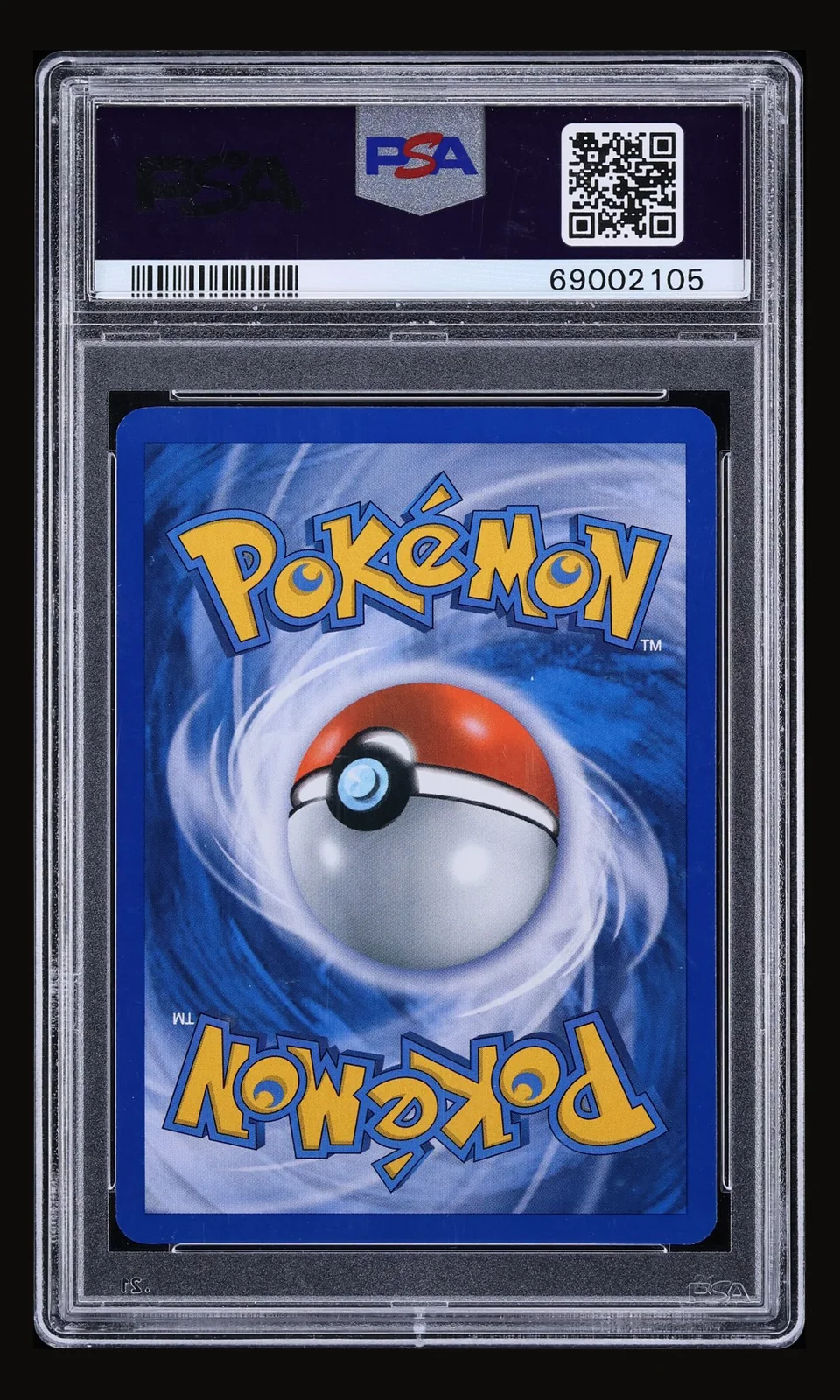 2007 Pokemon Diamond & Pearl Holo Torterra #17 PSA 10 GEM MINT, back of the graded slab