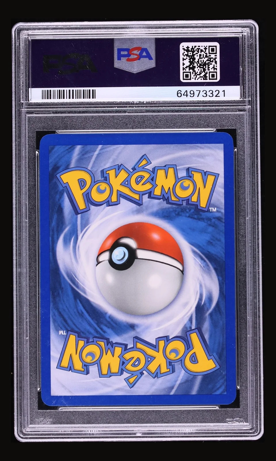2004 Pokemon Kids' WB! Poke Card Creator Treecko #1 PSA 10 GEM MINT, back of the graded slab