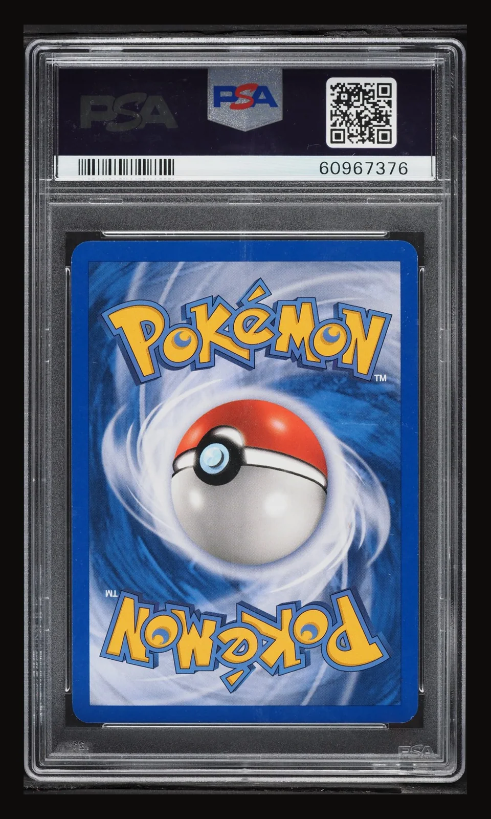 2008 Pokemon Diamond & Pearl Great Encounters Holo Dialga LV.X #105 PSA 10 GEM MINT, back of the graded slab