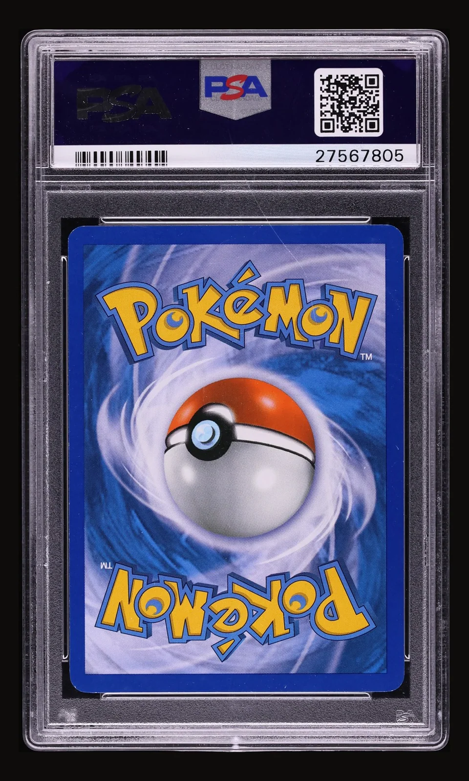 2011 Pokemon Call Of Legends Holo Entei #SL3 PSA 10 GEM MINT, back of the graded slab