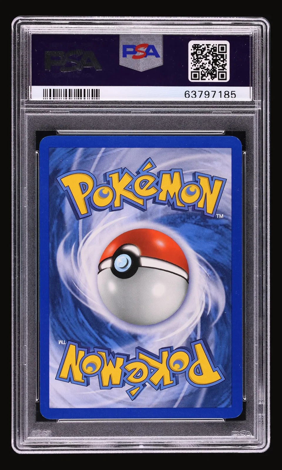 2005 Pokemon EX Deoxys Holo Deoxys ex #98 PSA 10 GEM MINT, back of the graded slab