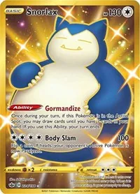 Snorlax (Secret), Secret Rare — Chilling Reign