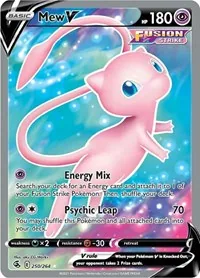 Mew V (Full Art), Ultra Rare — Fusion Strike