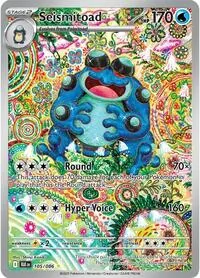Seismitoad - 105/086, Illustration Rare — Black Bolt