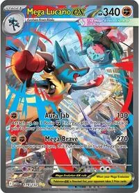 Mega Lucario ex - 179/132, Special Illustration Rare — Mega Evolution