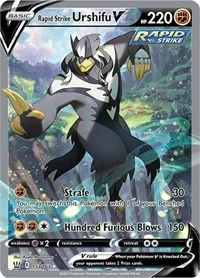 Rapid Strike Urshifu V (Alternate Full Art), Ultra Rare — Battle Styles