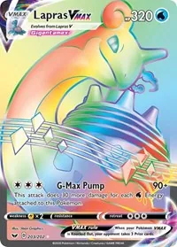 Lapras VMAX (Secret), Secret Rare — Sword & Shield Base Set