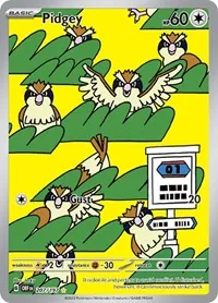 Pidgey - 207/197, Illustration Rare — Obsidian Flames