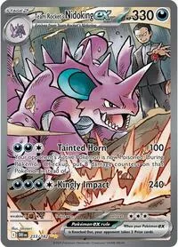 Team Rocket's Nidoking ex - 233/182, Special Illustration Rare — Destined Rivals