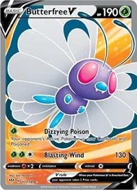Butterfree V (Full Art), Ultra Rare — Darkness Ablaze