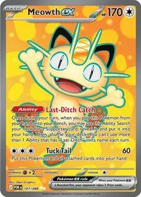 Meowth ex - 107/088, Ultra Rare — Perfect Order