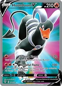 Houndoom V (Full Art), Ultra Rare — Darkness Ablaze