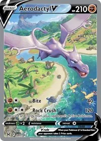 Aerodactyl V (Alternate Full Art), Ultra Rare — Lost Origin