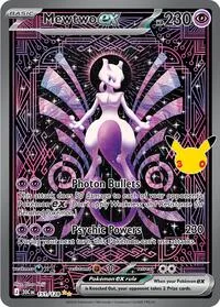 Mewtwo ex - 151/128, Special Illustration Rare — 30th Celebration