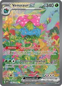 Venusaur ex - 198/165, Special Illustration Rare — Scarlet & Violet 151