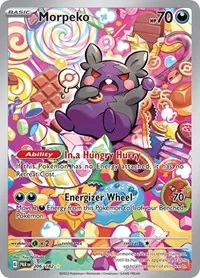 Morpeko - 206/182, Illustration Rare — Paradox Rift