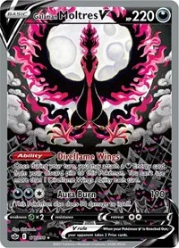Galarian Moltres V (Alternate Full Art), Ultra Rare — Chilling Reign