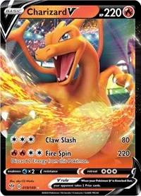 Charizard V, Ultra Rare — Darkness Ablaze