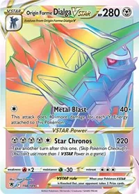 Origin Forme Dialga VSTAR - 198/189 (Secret), Secret Rare — Astral Radiance