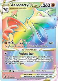 Aerodactyl VSTAR (Secret), Secret Rare — Lost Origin