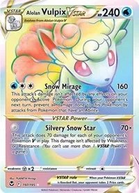 Alolan Vulpix VSTAR (Secret), Secret Rare — Silver Tempest