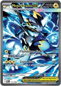 Mega Zeraora ex - 114/084, Special Illustration Rare — Pitch Black