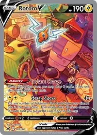 Rotom V (Alternate Full Art), Ultra Rare — Lost Origin
