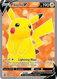 Pikachu V (Full Art), Ultra Rare — Brilliant Stars