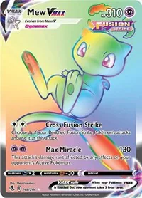 Mew VMAX (Secret), Secret Rare — Fusion Strike