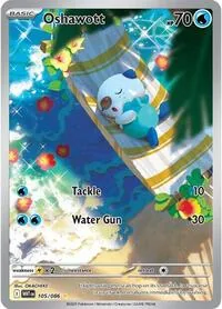 Oshawott - 105/086, Illustration Rare — White Flare
