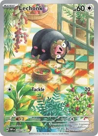 Lechonk - 209/197, Illustration Rare — Obsidian Flames