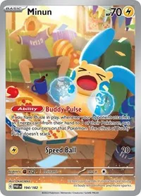 Minun - 194/182, Illustration Rare — Paradox Rift