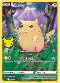 Pikachu, Holo Rare — Celebrations