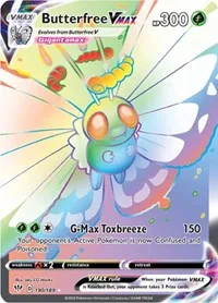 Butterfree VMAX (Secret), Secret Rare — Darkness Ablaze