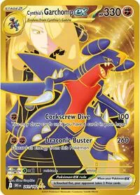Cynthia's Garchomp ex - 241/182, Hyper Rare — Destined Rivals