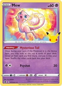 Mew, Holo Rare — Celebrations