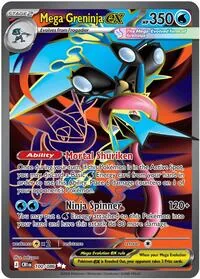 Mega Greninja ex - 100/086, Ultra Rare — Chaos Rising