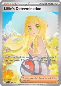 Lillie's Determination - 184/132, Special Illustration Rare — Mega Evolution