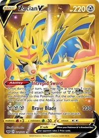 Zacian V (Secret), Secret Rare — Sword & Shield Base Set