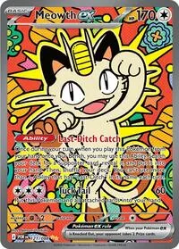 Meowth ex - 121/088, Special Illustration Rare — Perfect Order
