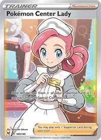 Pokemon Center Lady (Full Art), Ultra Rare — Vivid Voltage