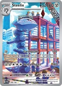 Steelix - 208/182, Illustration Rare — Paradox Rift