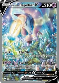 Galarian Rapidash V (Alternate Full Art), Ultra Rare — Chilling Reign