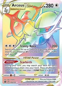 Arceus VSTAR (Secret) (176), Secret Rare — Brilliant Stars