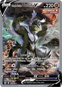 Single Strike Urshifu V (Alternate Full Art), Ultra Rare — Battle Styles