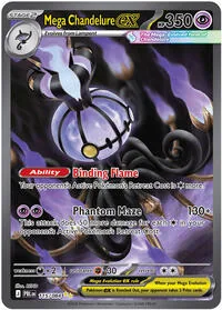 Mega Chandelure ex - 115/084, Special Illustration Rare — Pitch Black