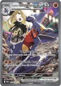 Cynthia's Garchomp ex - 232/182, Special Illustration Rare — Destined Rivals