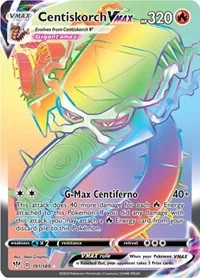 Centiskorch VMAX (Secret), Secret Rare — Darkness Ablaze